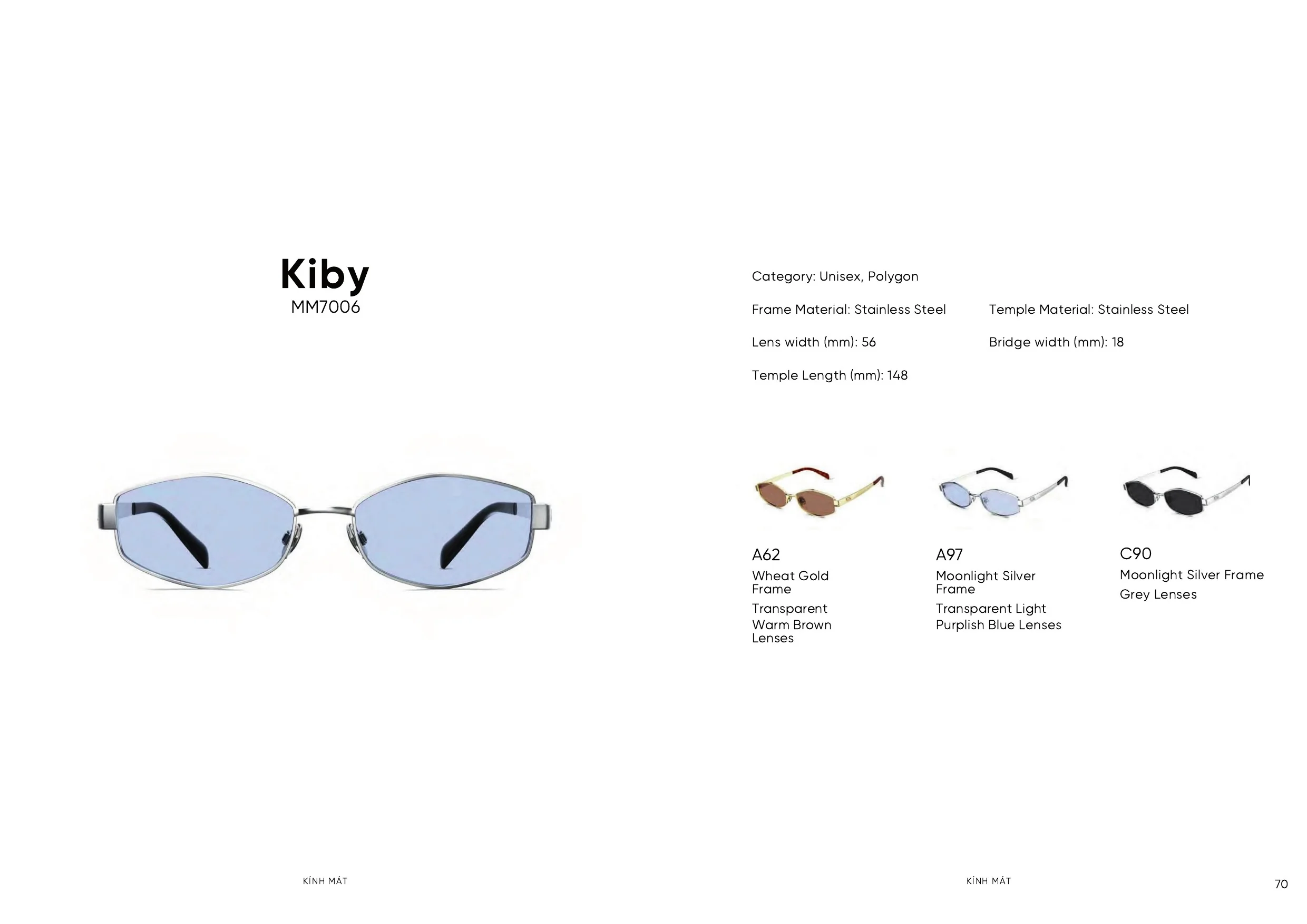 Trang catalogue Molsion SS26 số 71 — Kiby MM7006